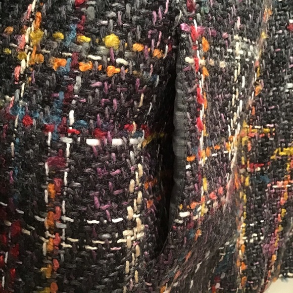 Coldwater Creek Tweed Zip Front Blazer, Size PM - Picture 5 of 8